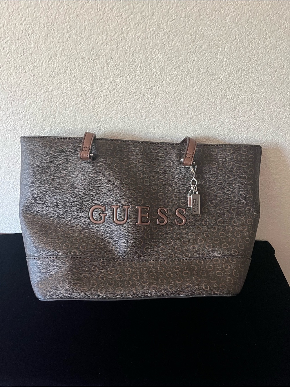 Guess Chocolate Brown Signature Tote
